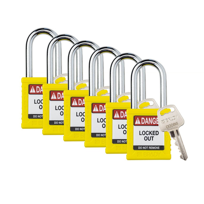 Nylon Padlocks - Mann Supply BradyIndustrial Products