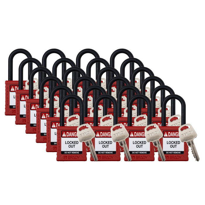 Nylon Padlocks - Mann Supply BradyIndustrial Products