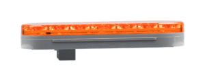 Opti - Luxx 600 Series 6" Oval Amber Park/Turn (No Grommet - Light Only, PL3 Connector) - Mann Supply Opti - Luxx