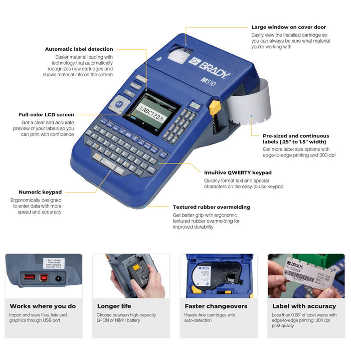 Portable Label Printers - Mann Supply BradyBarcode Scanner