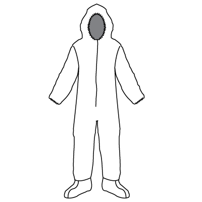 Kapple rProVent Coverall & 25/Case - PVS414