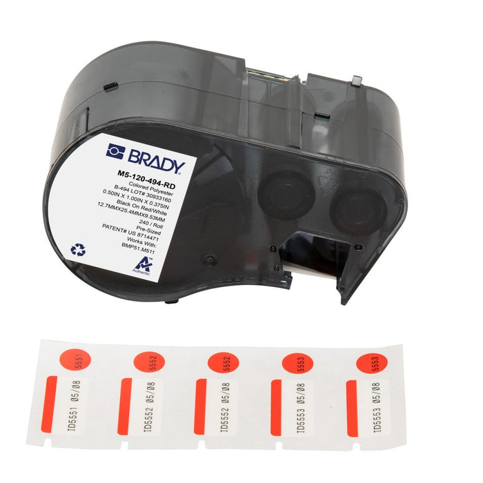 Ribbons Inks Cartridges - Mann Supply Mann SupplyColor Polyester Laboratory Vial and Tube Labels