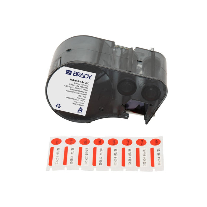 Ribbons Inks Cartridges - Mann Supply Mann SupplyColor Polyester Laboratory Vial and Tube Labels