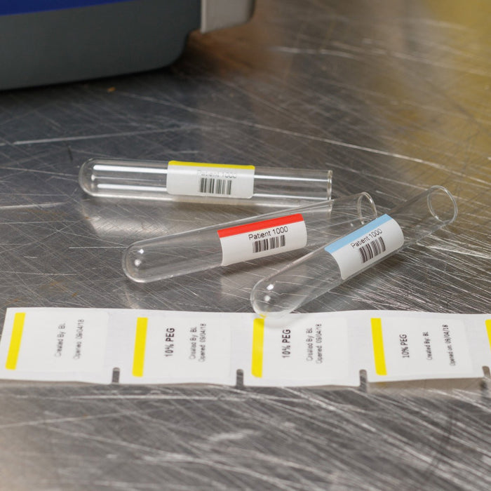 Ribbons Inks Cartridges - Mann Supply Mann SupplyColor Polyester Laboratory Vial and Tube Labels