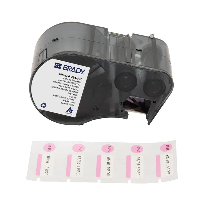 Ribbons Inks Cartridges - Mann Supply Mann SupplyColor Polyester Laboratory Vial and Tube Labels