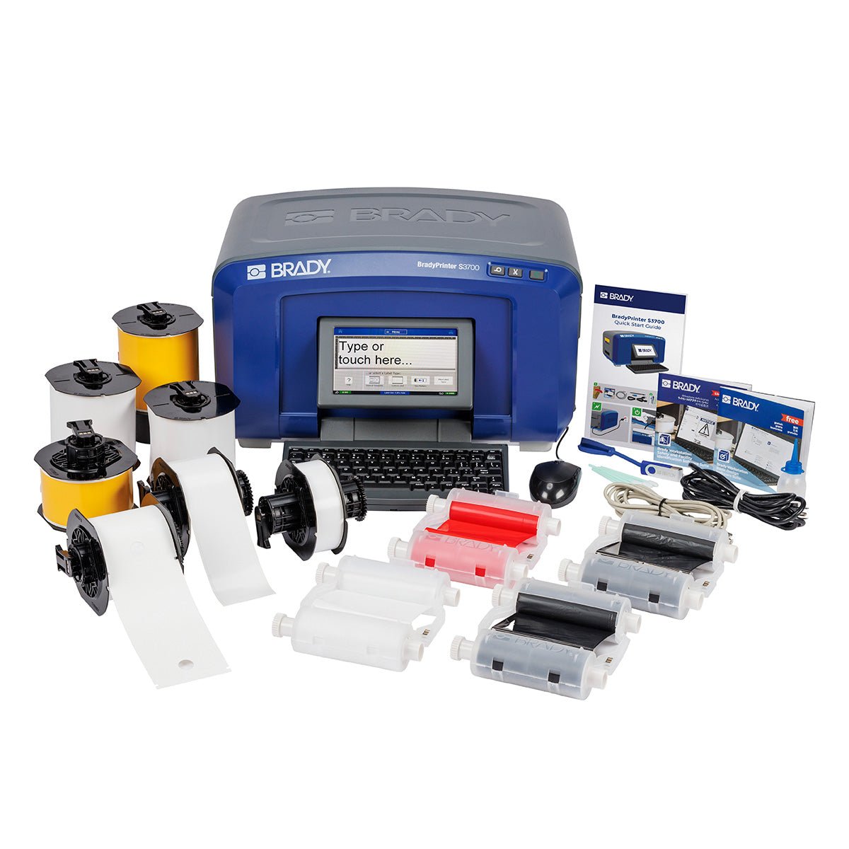 Printer and Label Starter Kit S3700 - Complete Software Included — Mann ...