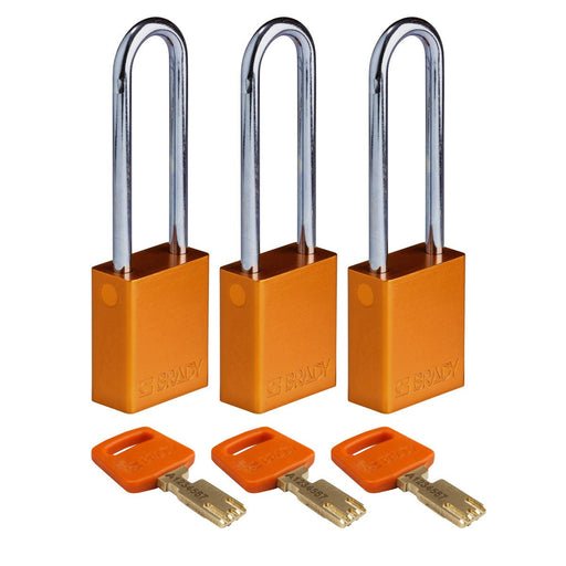 Aluminum Padlocks - Mann Supply BradyAluminum Padlocks