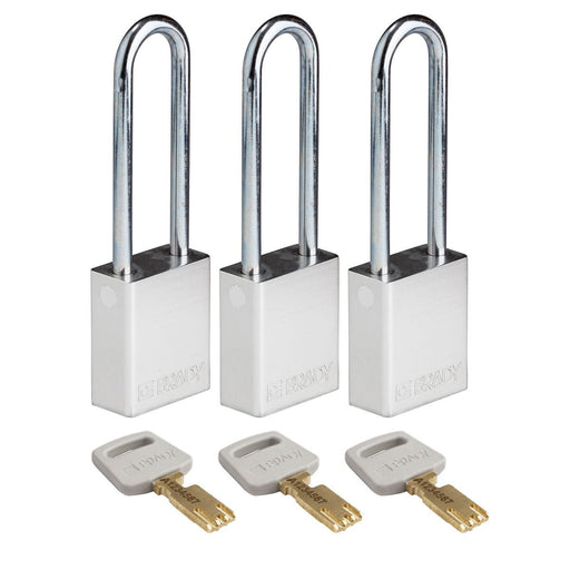 Aluminum Padlocks - Mann Supply BradyAluminum Padlocks