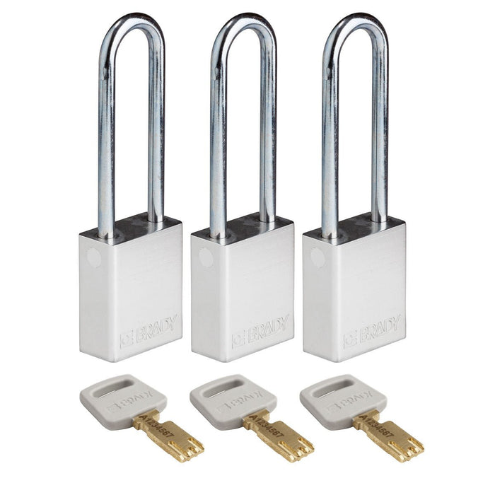 Aluminum Padlocks - Mann Supply BradyAluminum Padlocks