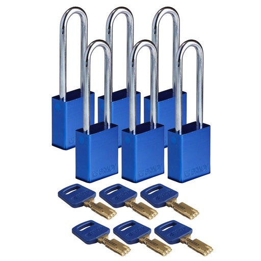 Aluminum Padlocks - Mann Supply BradyAluminum Padlocks
