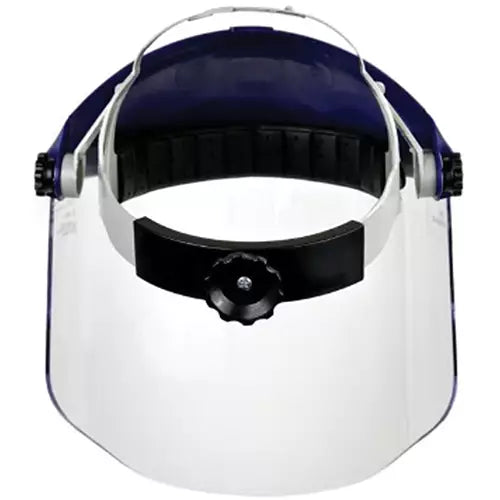 Ratchet Headgear with Polycarbonate Face Shield, Polycarbonate, Ratchet Suspension, Meets ANSI Z87+