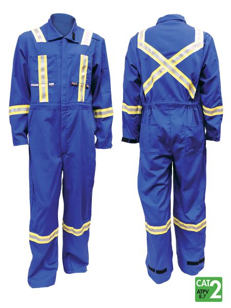 Style 107 - UltraSoft® 7 oz Contractor Coveralls - Royal Blue