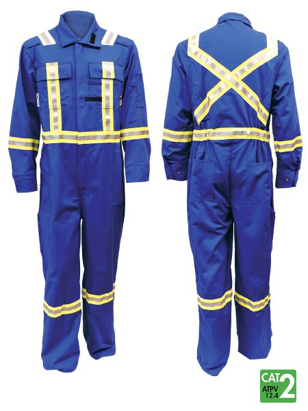 Style 109 - UltraSoft® 9 oz CSA Deluxe Coveralls - Royal Blue