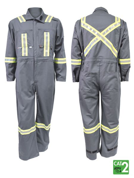 Style 106 - Ultrasoft® 9 oz Contractor Coverall - Grey