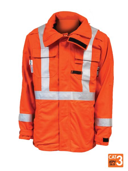 Style 413 - UltraSoft® 7 oz Hi-Vis Jacket - Orange