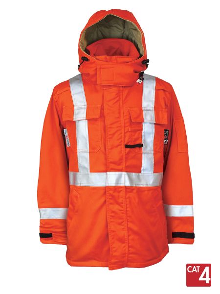 3 in 1 Parka, Orange - Style 513