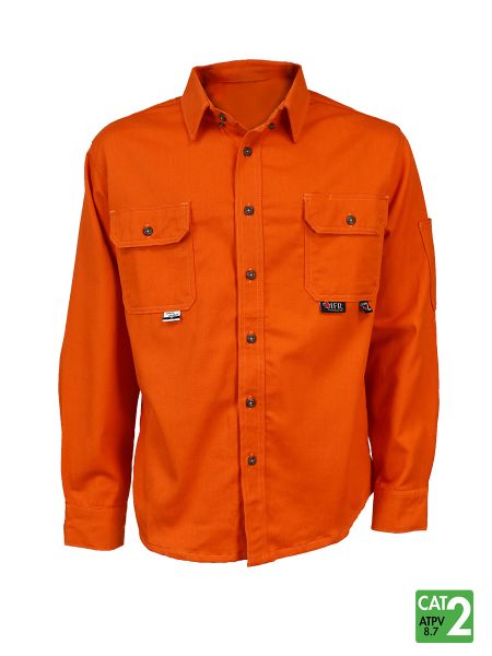 Style 650 - UltraSoft® 7 oz Deluxe Work Shirt - Orange