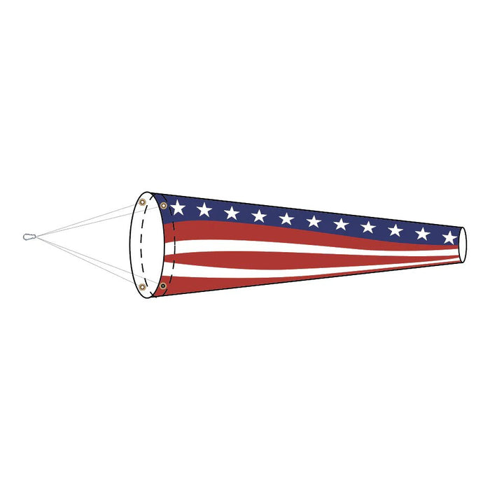 Windsock - Mann Supply Custom Windsock CompanyAmerican Flag