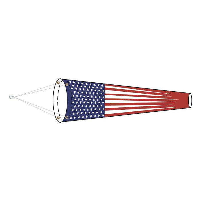 Windsock - Mann Supply Custom Windsock CompanyAmerican Flag