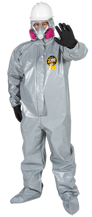 Zytron 200 Splash Total Encapsulating Suit - 6 Per Case - Z2H571-Hazmat Protective Clothing-Kappler-[Safety Supply]-Mann Supply