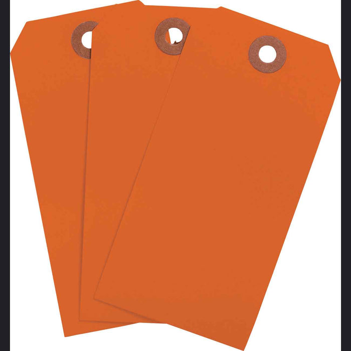 Blank Heavy Duty Fluorescent Red Tags