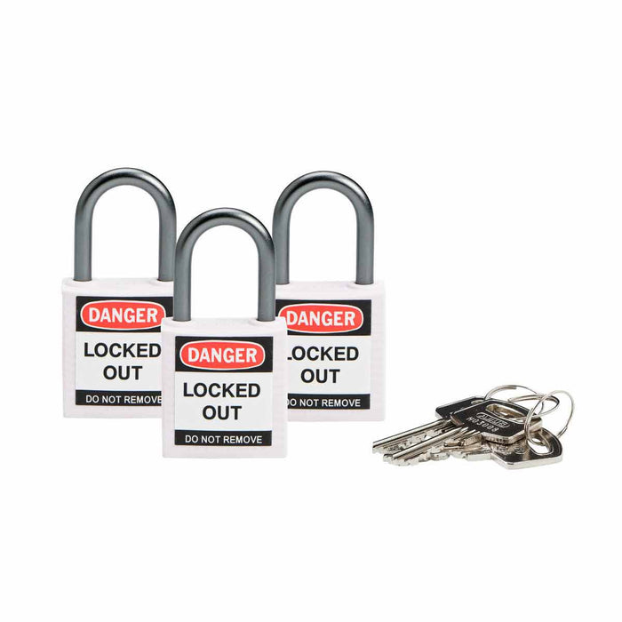 Compact Nylon Lockout Padlocks