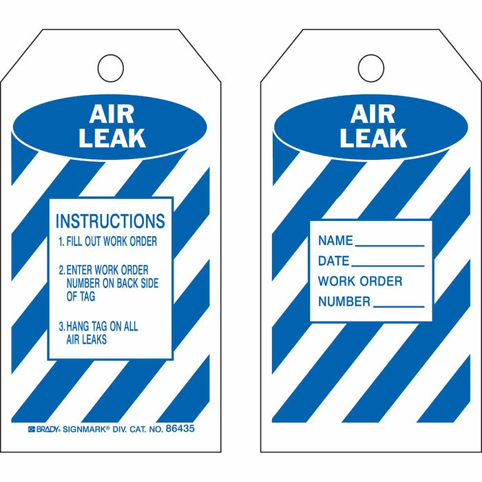 Air Leak Inspection Tags