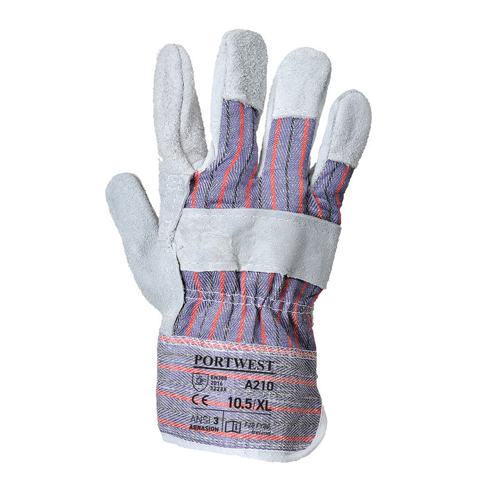 A210 - Canadian Rigger Glove Gray (THIS PRODUCT IS SOLD IN MULTIPLES OF 12) (THIS PRODUCT IS SOLD IN MULTIPLES OF 12)