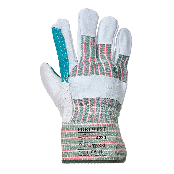 A230 - Double Palm Rigger Glove Gray