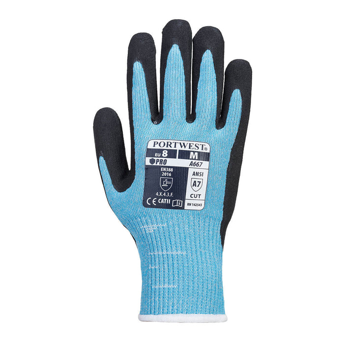 A667 - Claymore AHR Cut Glove Blue/Black (THIS PRODUCT IS SOLD IN MULTIPLES OF 3)