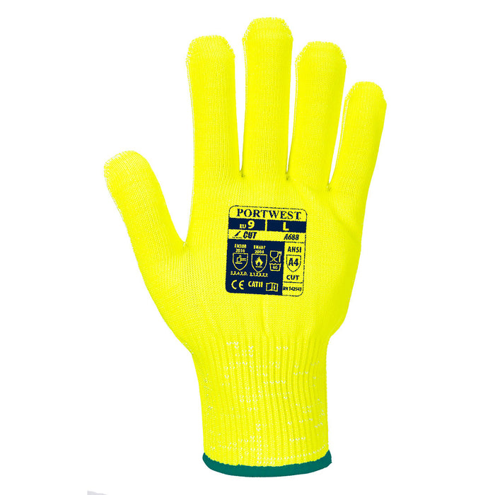 A688 - Pro Cut Liner Glove Yellow