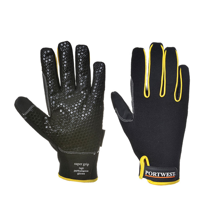 A730 - Supergrip - High Performance Gloves Black