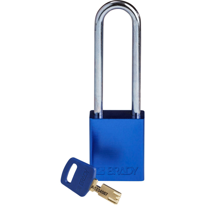 SafeKey Aluminum Lockout Padlocks - Keyed Different