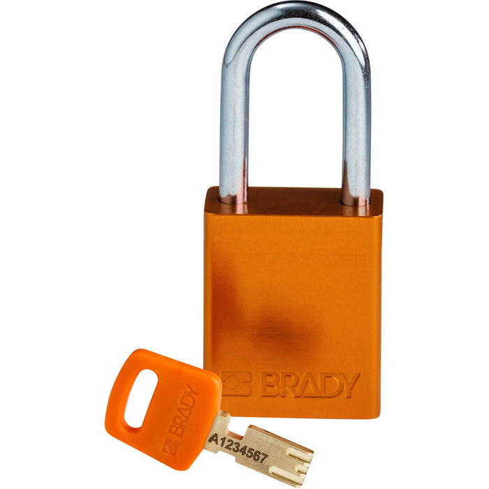 SafeKey Aluminum Lockout Padlocks - Keyed Different