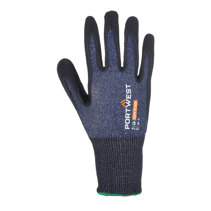 AP18 - SG Cut C15 Eco Nitrile Glove, Blue/Black (Pack of 12)