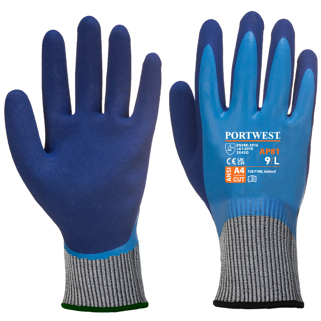 AP81 - Liquid Pro HR Cut Glove Blue