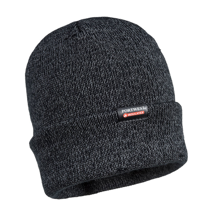 Reflective Knit Hat, Insulatex Lined - B026-Head Warmers and Beanies-Portwest-[Safety Supply]-Mann Supply