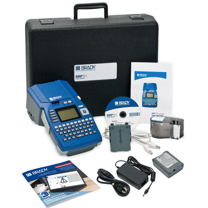 BMP51 Label Printer with Workstation Safety and Facility ID Software