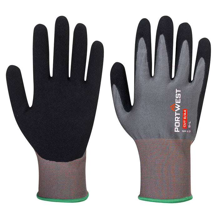 CT45 - CT Cut D18 Nitrile Glove Grey/Black (THIS PRODUCT IS SOLD IN MULTIPLES OF 12)