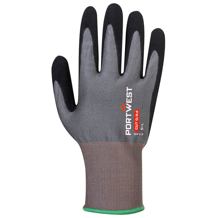 CT45 - CT Cut D18 Nitrile Glove Grey/Black