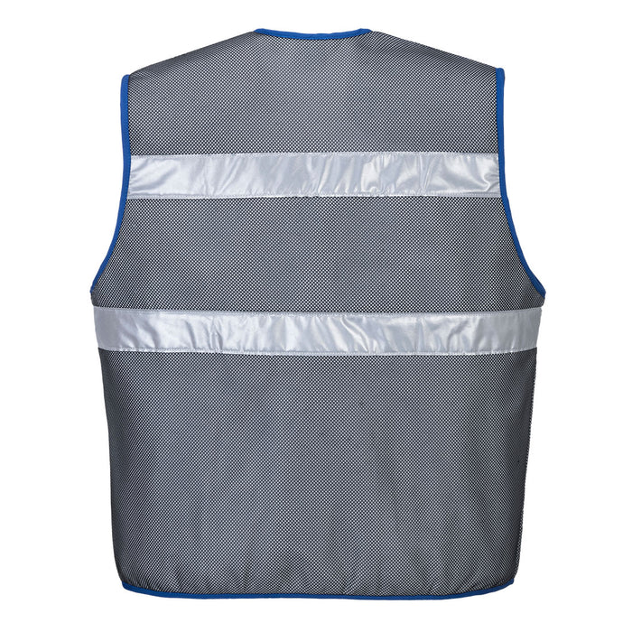Portwest Cooling Hi-Vis Vest- 100% Polyester- Gray