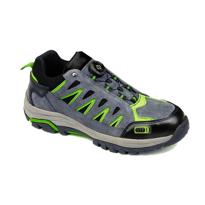 FT18 - Steelite Wire Lace Safety Sneaker S1P HRO Gray/Green