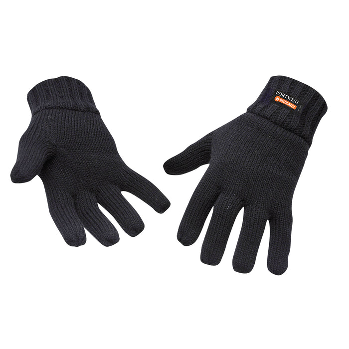 GL13 - Knit Glove Insulatex Lined Black