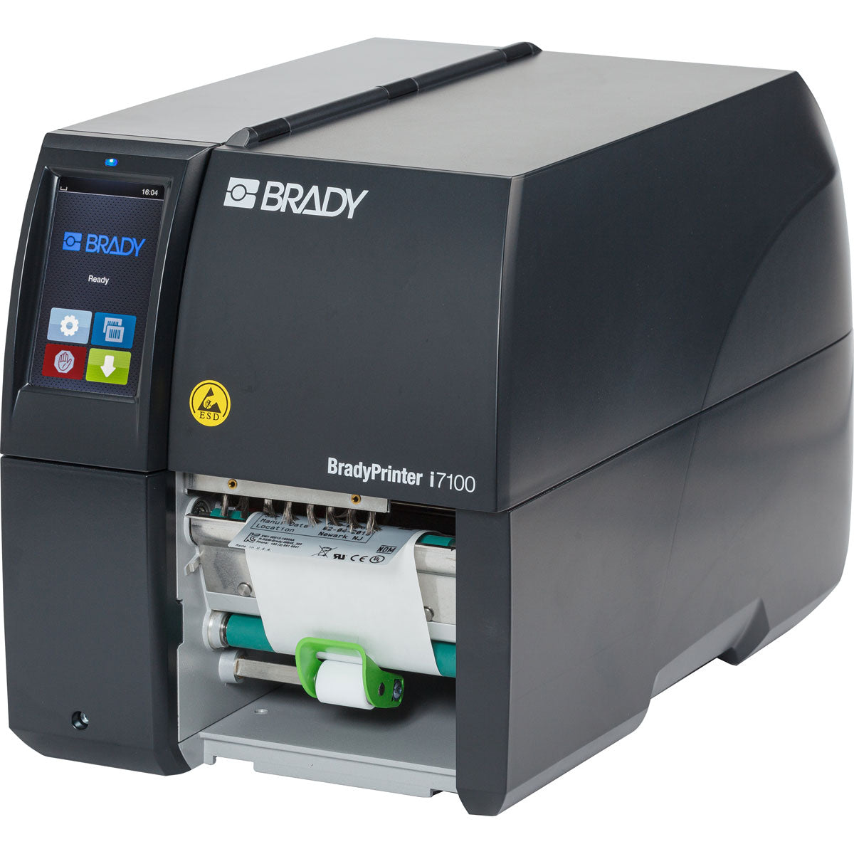 BradyPrinter i7100 300 dpi Industrial Label Printer ESD-Protected Peel Model with Product and Wire ID Software Suite
