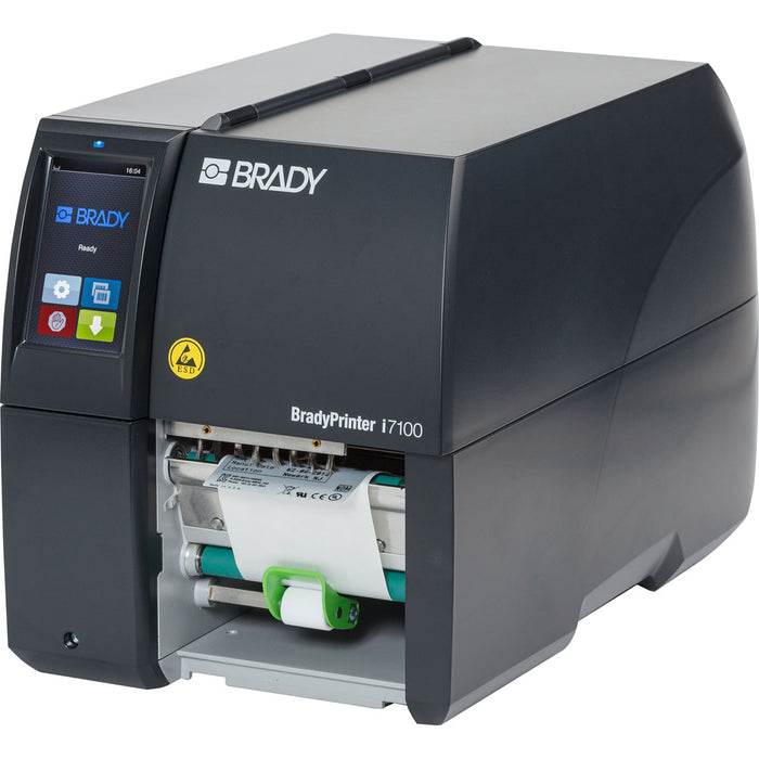 BradyPrinter i7100 600 dpi Industrial Label Printer ESD-Protected Peel Model with Product and Wire ID Software Suite