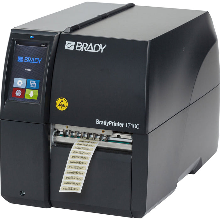 BradyPrinter i7100 300 dpi Industrial Label Printer ESD-Protected with Product and Wire ID Software Suite