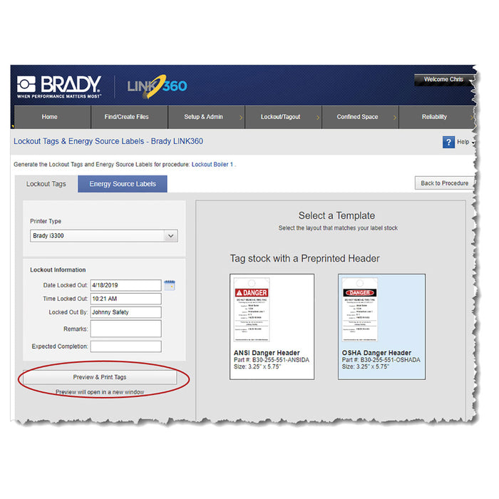 LINK360 Software Starter Bundle with BradyPrinter i3300 Industrial Lab ...