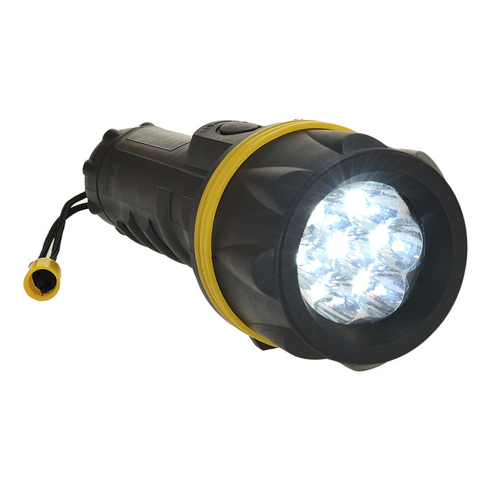 PA60 - 7 LED Rubber Flashlight Yellow/Black