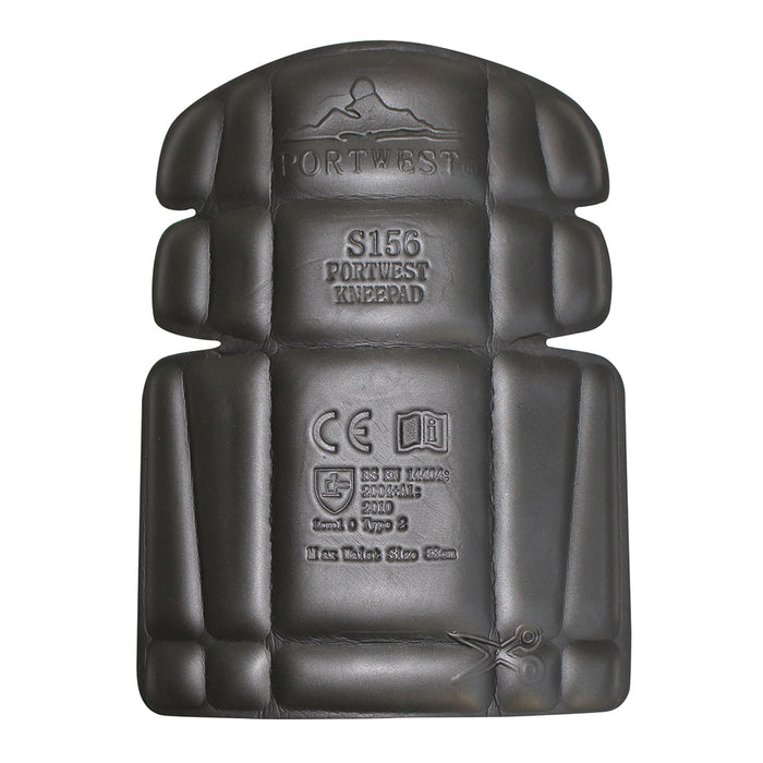 S156 - Portwest Knee Pad Black (THIS PRODUCT IS SOLD IN MULTIPLES OF 6)