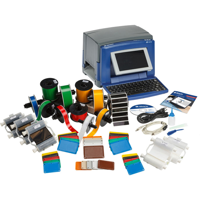BradyPrinter S3100 Printer with Workstation Safety and Facility ID Software Suite: Pipe ID Kit